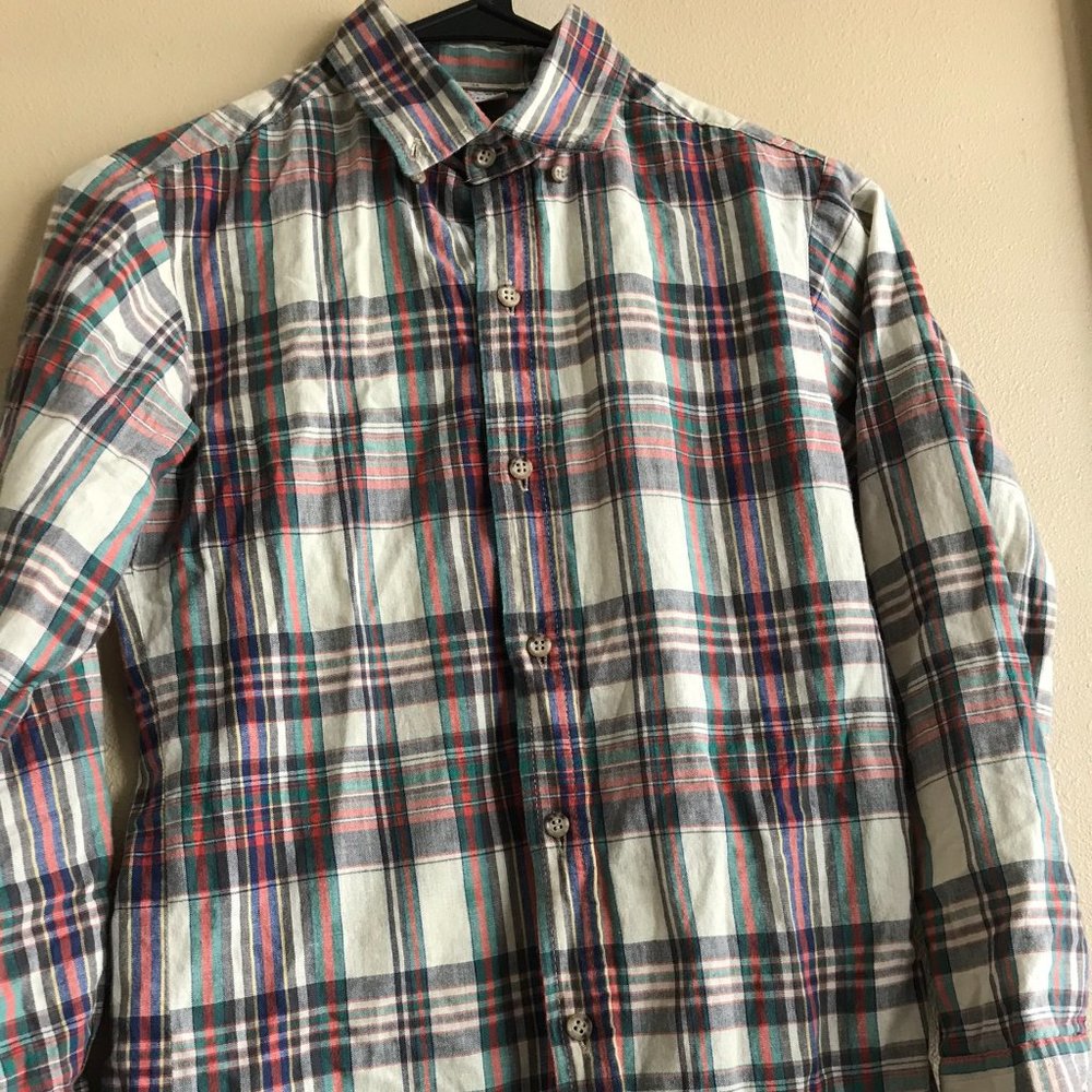 Boy's Plaid Button Down Shirt